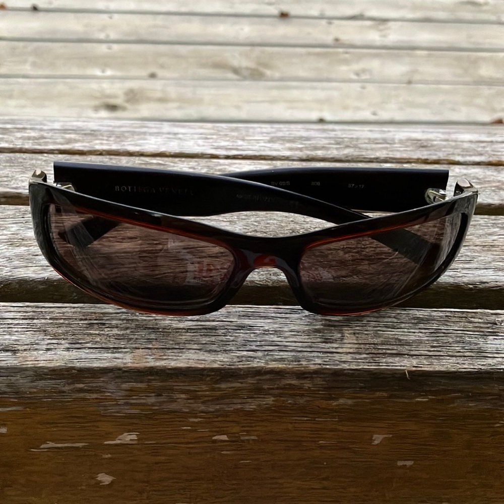 Bottega Veneta black vintage sunglasses